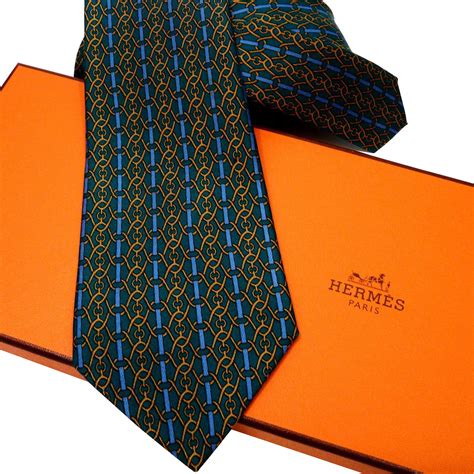 hermes reversible silk knit tie|Hermes silk ties for men.